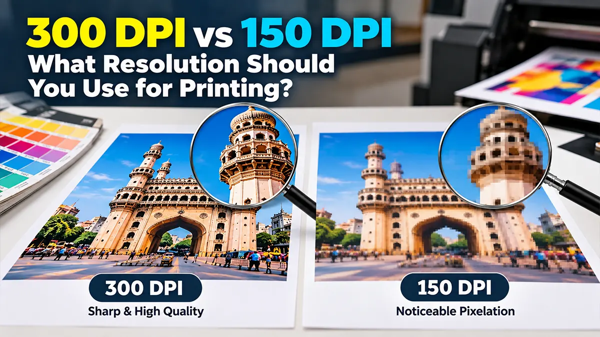 300 DPI vs 150 DPI: What Resolution Should You Use for Printing?