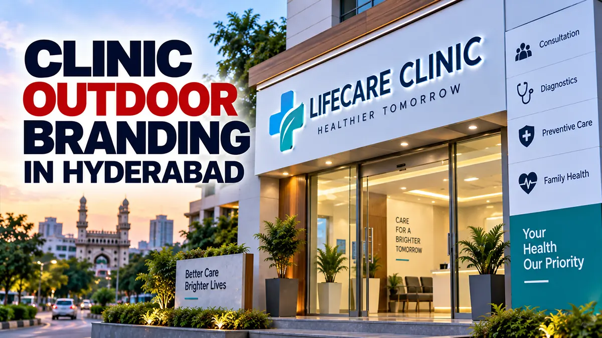 Clinic Outdoor Branding Ideas in Hyderabad (2026)