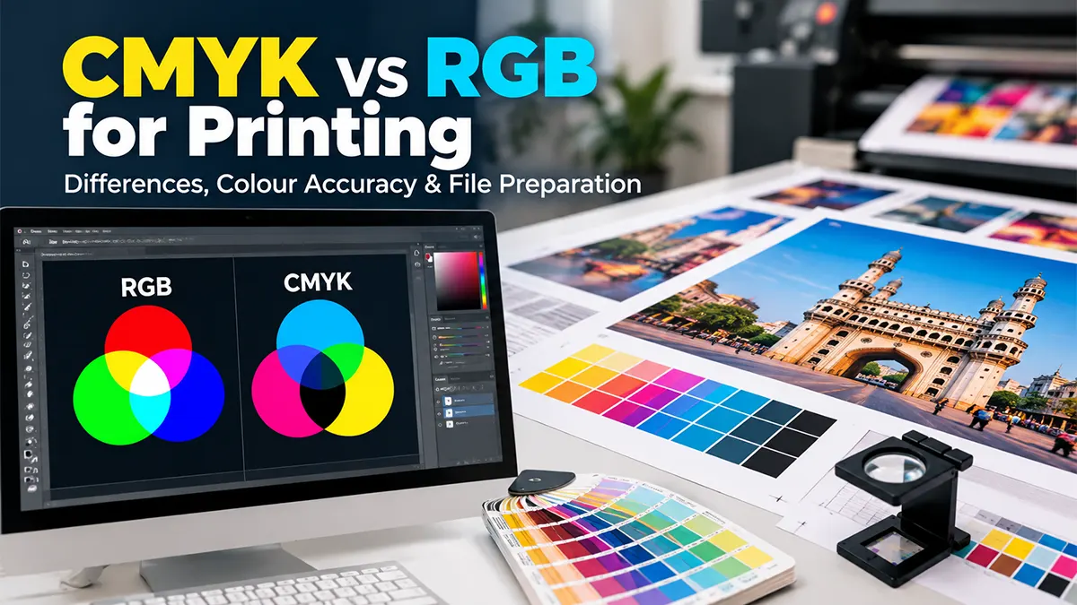 CMYK vs RGB for Printing: Differences, Colour Accuracy & File Preparation