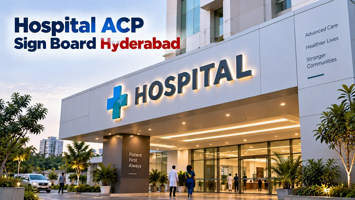 Hospital ACP Sign Board in Hyderabad (2026)