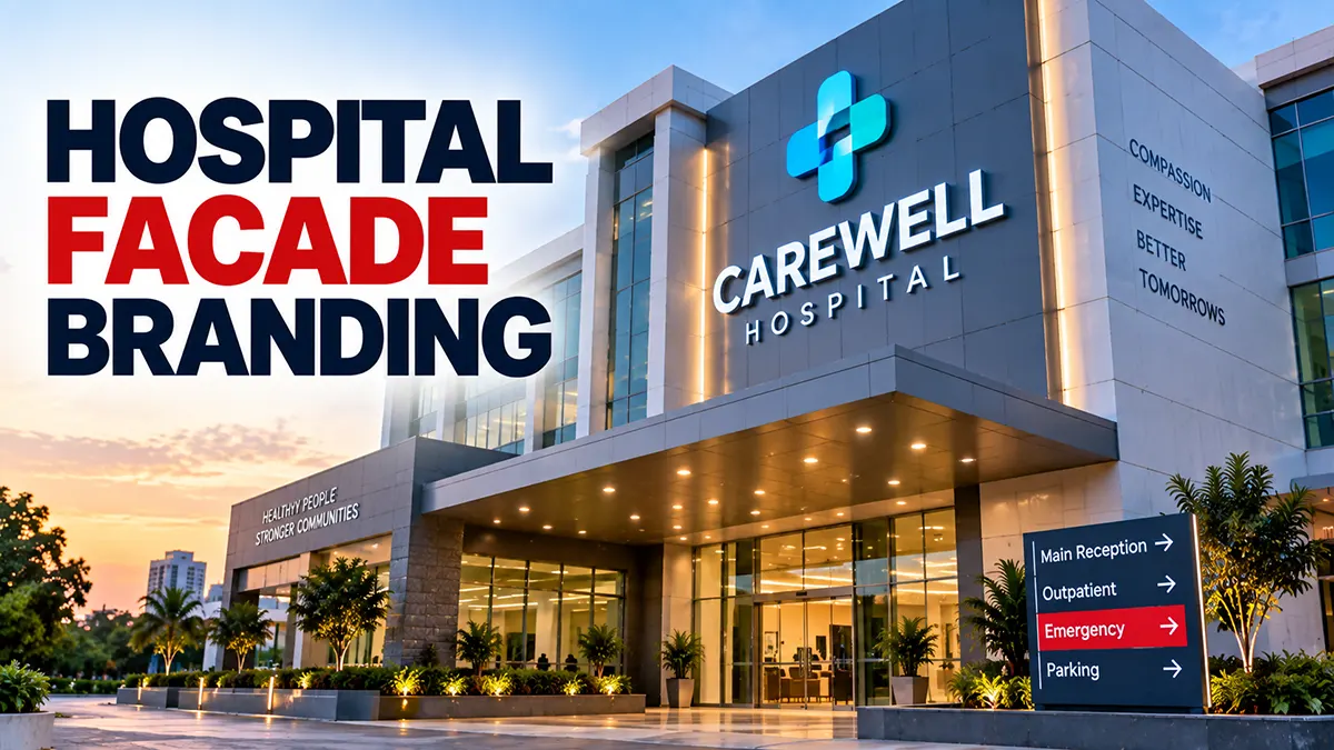 Hospital Building & Facade Branding in Hyderabad (2026)