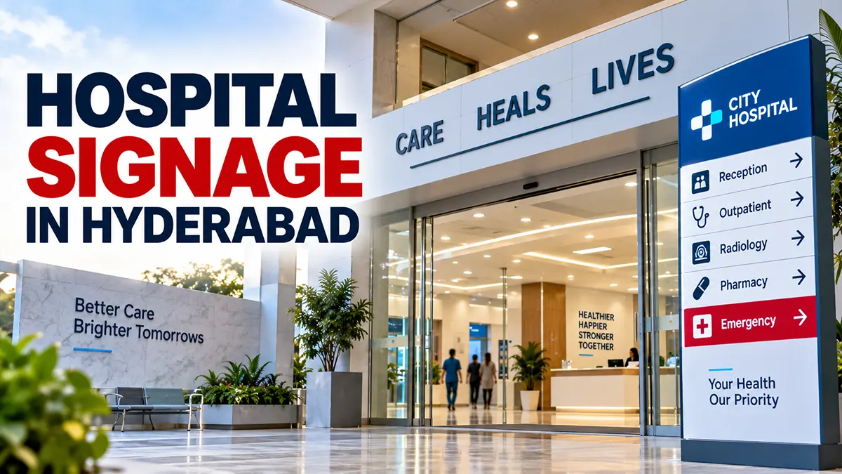 Hospital Signage Design and Branding in Hyderabad (2026)
