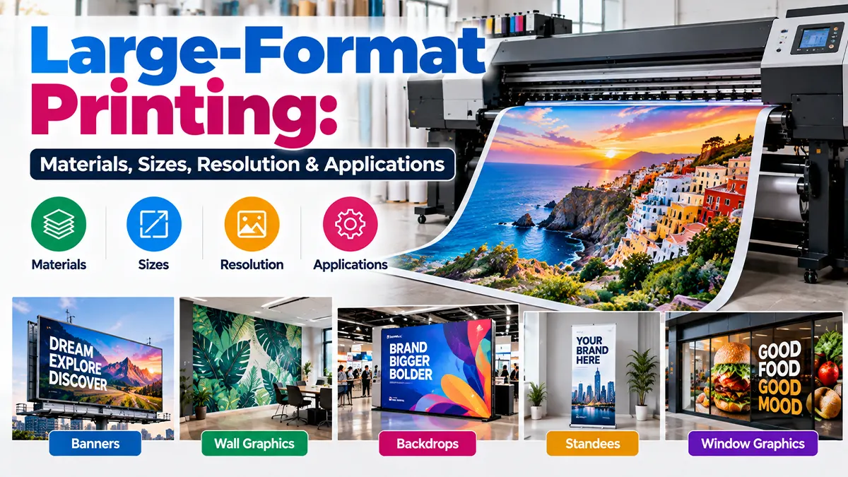 Large-Format Printing: Materials, Sizes, Resolution & Applications
