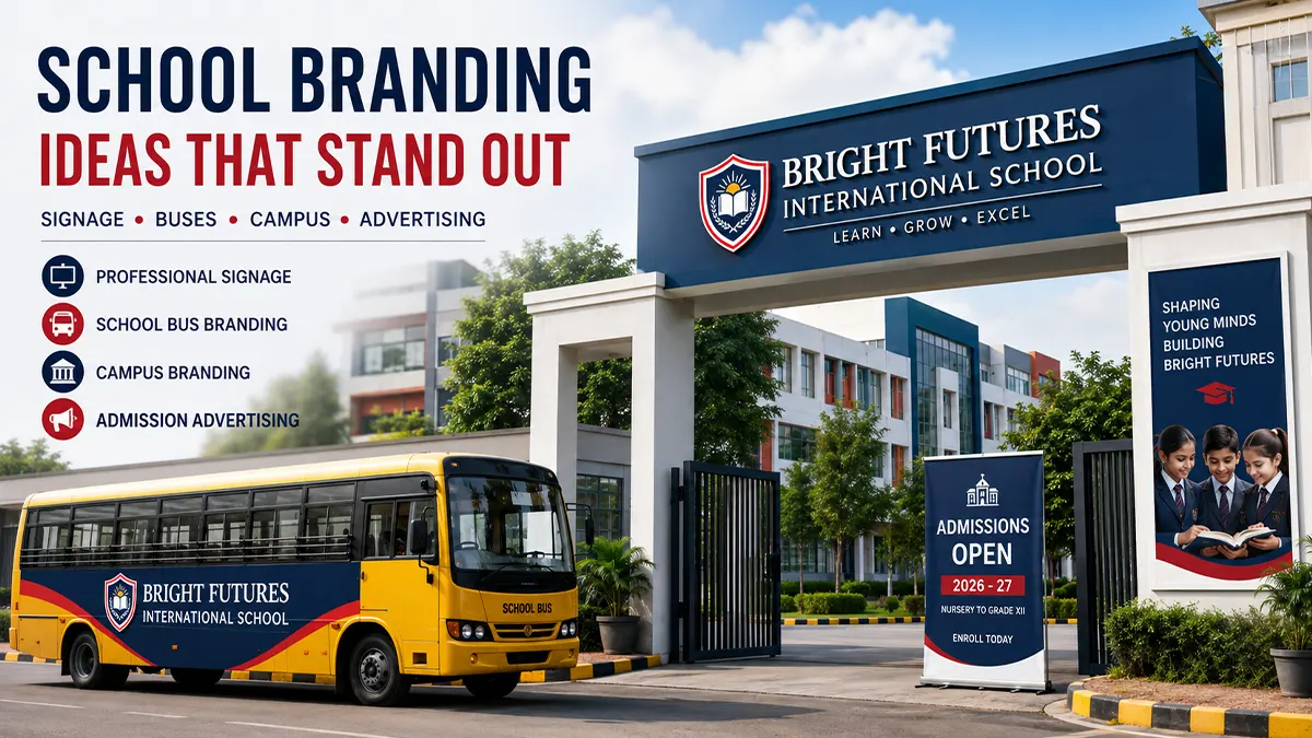 School Branding Ideas: Signage, Buses, Campus & Advertising (2026)